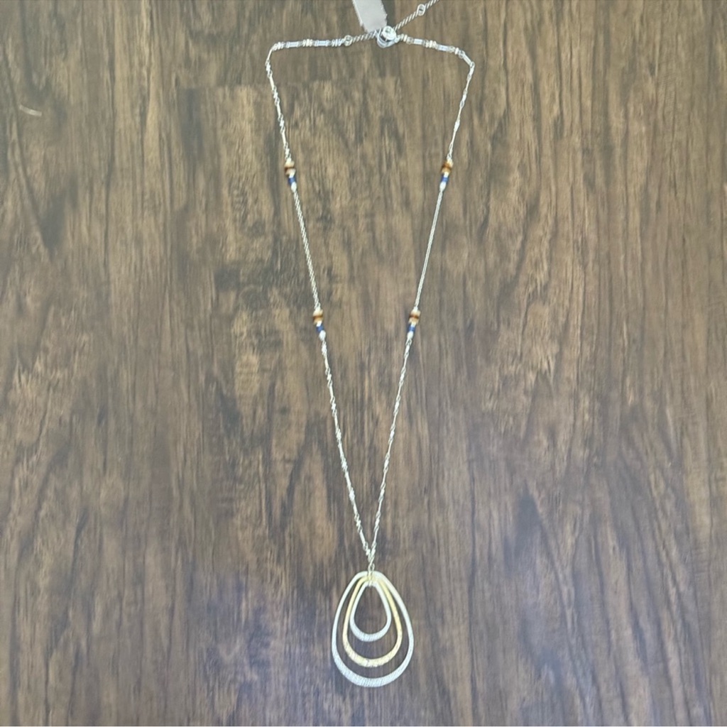 J.Jill Midsummer Dream Pendant Necklace Size 28” To 31” 3” Pendant